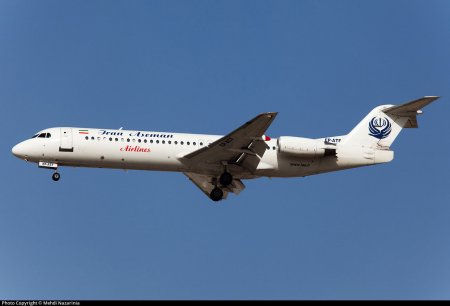 فوکر هواپیمایی آسمان EP-ATF