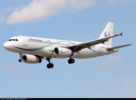 ایرباس هواپیمایی آسمان EP-APG