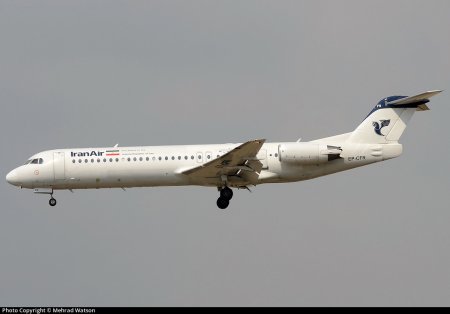 فوکر هواپیمایی ایران ایر EP-CFR