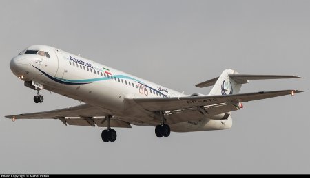 فوکر هواپیمایی آسمان EP-ATC