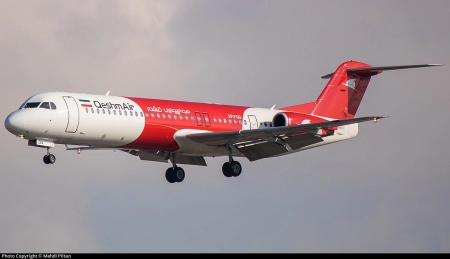 فوکر هواپیمایی قشم EP-FQG