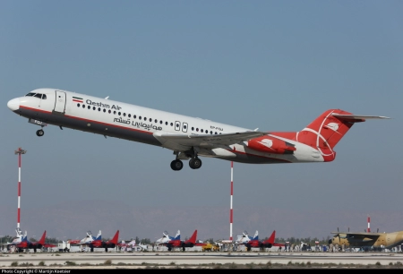 فوکر هواپیمایی قشم EP-FQJ