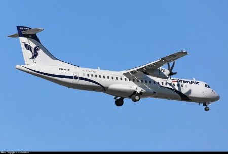 ای تی آر هواپیمایی ایران ایر EP-ITF