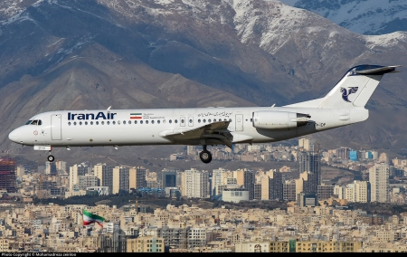 فوکر هواپیمایی ایران ایر EP-IDF