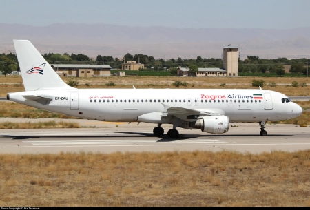ایرباس هواپیمایی زاگرس EP-ZAU