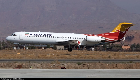 فوکر هواپیمایی کیش EP-LCQ