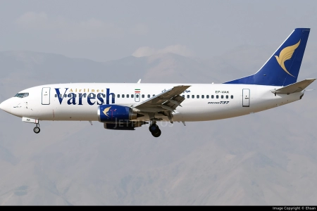 بوئینگ هواپیمایی وارش EP-VAK