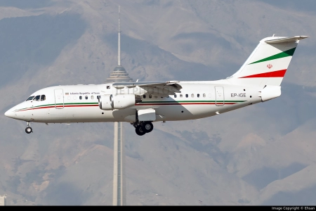 بی ای ئی هواپیمایی دولت جمهوری اسلامی ایران EP-IGE