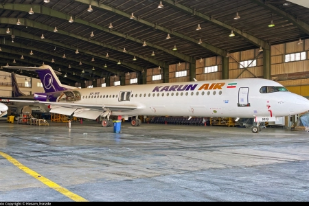 فوکر هواپیمایی کارون EP-MIS