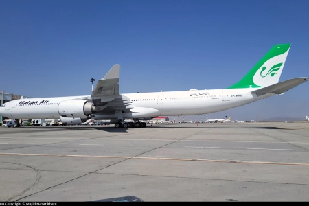 ایرباس هواپیمایی ماهان EP-MMU
