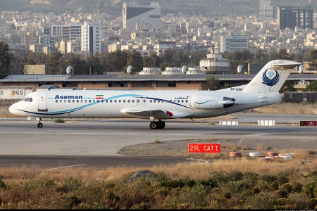 فوکر هواپیمایی آسمان EP-ASR