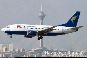 بوئینگ 500-737 هواپیمایی وارش EP-RBC - فرودگاه بین المللی مهرآباد تهران - 1402/02/16