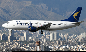 بوئینگ 300-737 هواپیمایی فلای کیش EP-LEF - فرودگاه بین المللی مهرآباد تهران - 1404/01/27