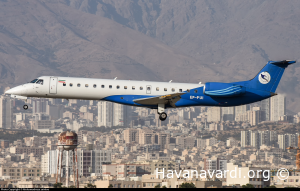 امبرائر 145 هواپیمایی پویا EP-PUI - فرودگاه بین المللی مهرآباد تهران - 1399/07/06