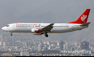 بوئینگ 400-737 هواپیمایی سپهران  - فرودگاه مهرآباد تهران - 1399/05/10 - EP-AOA
