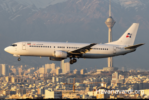 بوئینگ 400-737 هواپیمایی اروان  - فرودگاه مهرآباد تهران - 1403/01/02 - EP-NSP